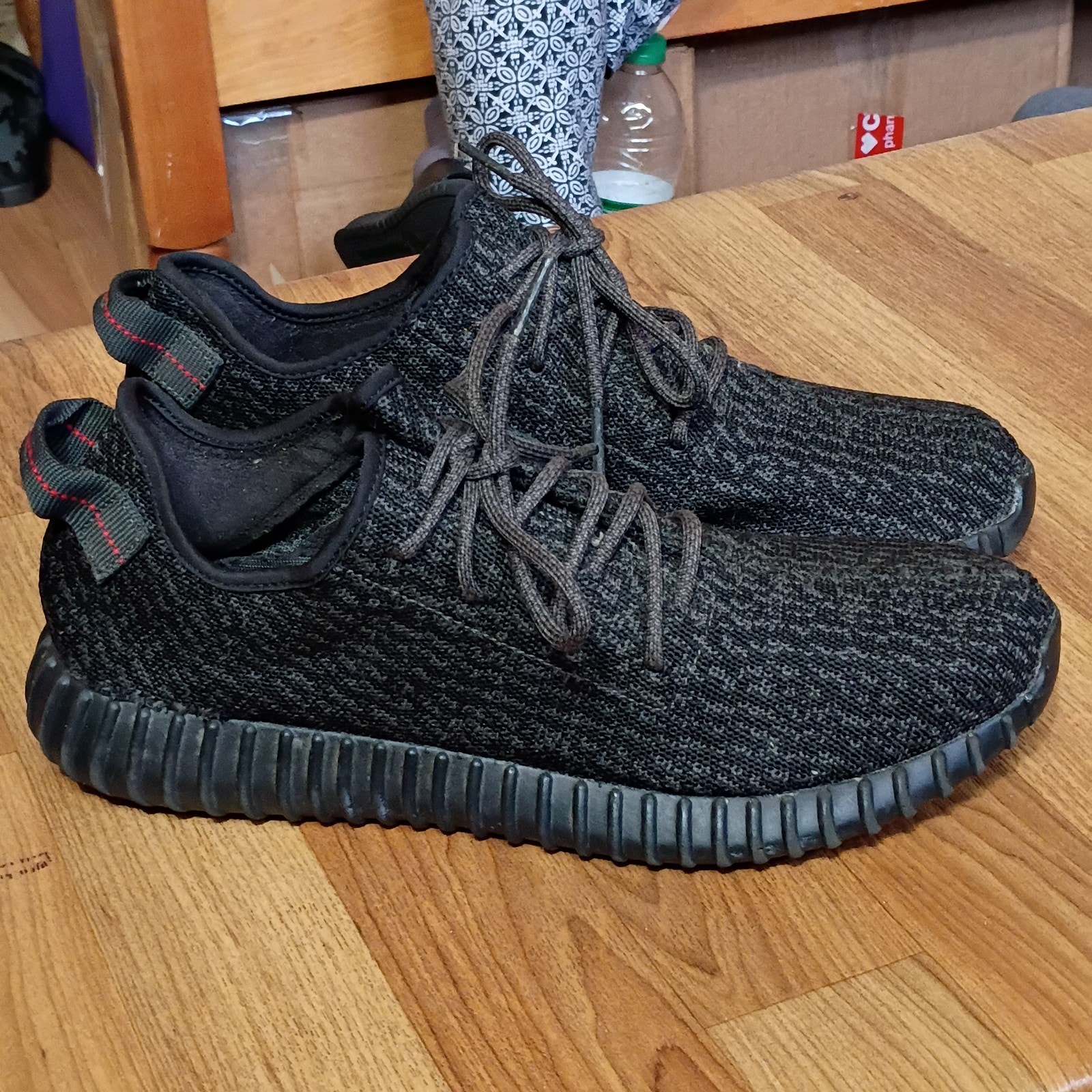 Adidas Yeezy Boost 350 V1 Pirate Black Men's Size 11